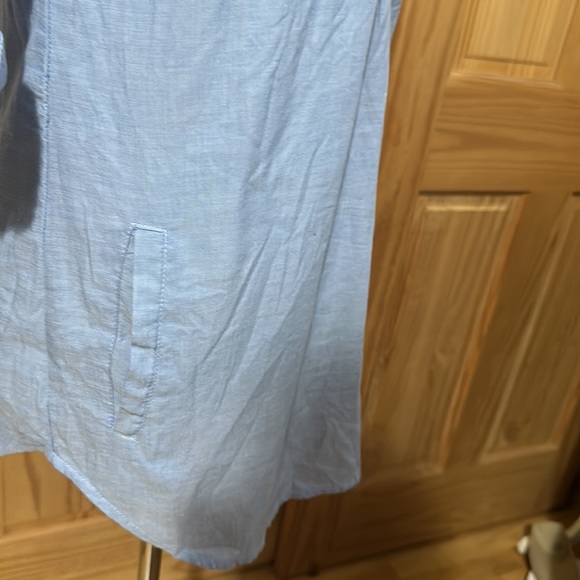 PROTOTYPE 6 BUTTON DOWN BLUE BLOUSE WORN ONCE - Picture 3 of 12